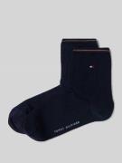 Tommy Hilfiger Socken mit elastischem Bündchen im 2er-Pack in Dunkelbl...