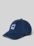 G-Star Raw Basecap mit Label-Badge Modell 'Avernus Burger' in Dunkelbl...