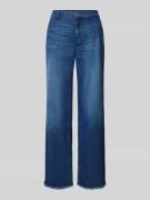 ROSNER Wide Leg Jeans mit Eingrifftaschen Modell 'Audrey' in Dunkelbla...