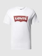 Levi's® T-Shirt aus Baumwolle mit Logo-Print in Weiss, Größe XL