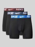 Nike Pants mit elastischem Label-Bund im 3er-Pack in Black, Größe L