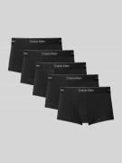 Calvin Klein Underwear Trunks mit elastischem Label-Bund im 5er-Pack i...