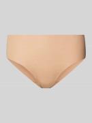 Hanro Slip mit elastischem Bund in Beige, Größe L