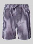 Christian Berg Men Relaxed Fit Pyjama Shorts aus reiner Baumwolle in D...