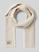 Drykorn Schal mit Leinen-Anteil Modell 'PLINA' in Beige, Größe 1