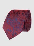 Monti Seidenkrawatte mit Paisley-Muster in Rot, Größe 1