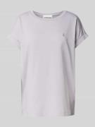 Armedangels T-Shirt mit Label-Stitching Modell 'IDAARA' in Lavender, G...