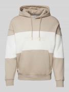 Jack & Jones Hoodie mit Label-Print Modell 'LEGACY' in Beige, Größe M