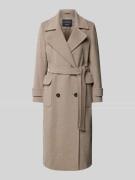 ICONS Cinzia Rocca Regular Fit Mantel mit Kaschmir-Anteil in Sand Mela...