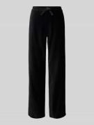 Jake*s Casual Stoffhose mit elastischem Bund in Black, Größe M