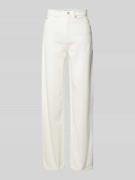 Tommy Hilfiger Stoffhose mit 5-Pocket-Design in Offwhite, Größe 30/32