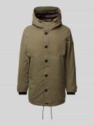 Tom Tailor Regular Fit Parka mit herausnehmbarem Innenfutter in Oliv, ...