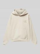 Calvin Klein Jeans Hoodie mit Känguru-Tasche in Beige, Größe 140