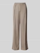 Calvin Klein Womenswear Anzughose aus Viskose-Mix mit Leinen-Anteil in...