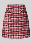 Marc Cain Minirock mit rückseitigem Reißverschluss in Pink, Größe 44