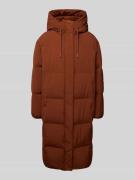 HUGO Steppmantel mit Label-Print Modell 'Fini' in Hazel, Größe XL