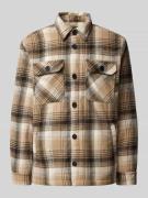 MCNEAL Regular Fit Hemdjacke mit Brustpattentaschen in Petrol, Größe S