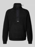 BOSS Green Sweatshirt mit Stehkragen Modell 'Zartic' in Black, Größe S