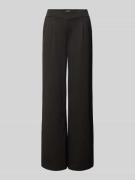 B.Young Wide Leg Stoffhose mit Bundfalten Modell 'Rizetta' in Black, G...
