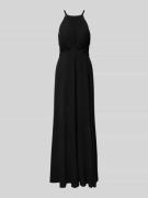 Jake*s Cocktail Abendkleid mit Collierkragen in Black, Größe 48