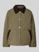 JOOP! Steppjacke mit Kentkragen in Oliv, Größe 44