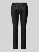 Buena Vista Skinny Fit Hose in Leder-Optik Modell 'Malibu' in Black, G...