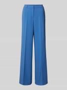 comma Regular Fit Stoffhose mit Bügelfalten in Royal, Größe 44