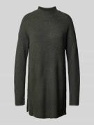 Only Strickkleid mit Turtleneck Modell 'KATIA' in Anthrazit Melange, G...