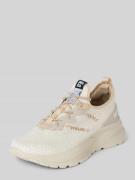 MoEa Sneaker mit Strukturmuster in Beige, Größe 40