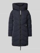 khujo Steppmantel mit Label-Detail Modell 'DARKA' in Marine, Größe XXL