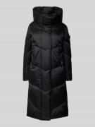khujo Steppmantel mit Stehkragen Modell 'MANELIA' in Black, Größe M