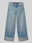 Only Baggy Jeans aus Baumwoll-Mix Modell 'BROOME' in Blau, Größe 140