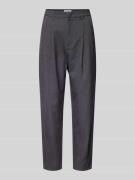 Copenhagen Muse Stoffhose in unifarbenem Design in Anthrazit, Größe XL