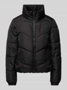 Vero Moda Boxy Fit Steppjacke mit Stehkragen Modell 'LIGARIO' in Black...