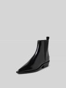 Anine Bing Chelsea Boots aus echtem Leder in Black, Größe 38