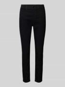 Angels Slim Fit Hose mit Ziernähten Modell 'Ornella' in Black, Größe 3...