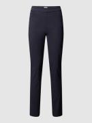 Christian Berg Woman Stoffhose in schmaler Passform aus Krepp in Dunke...