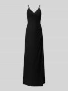 TROYDEN COLLECTION Abendkleid mit Herz-Ausschnitt in Black, Größe 34