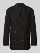 Selected Femme Blazer mit Applikationen Modell 'AJE' in Black, Größe 4...
