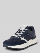 Marc O'Polo Low Top Sneaker aus Rindleder und Mesh in Marine, Größe 41