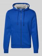 s.Oliver RED LABEL Regular Fit Sweatjacke aus Baumwoll-Mix mit gummier...