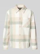 MCNEAL Regular Fit Hemdjacke mit Brustpattentasche in Lind, Größe XXL