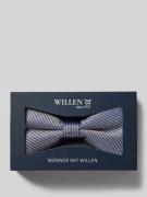 Willen Seidenfliege mit Strukturmuster in Marine, Größe 1