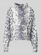 monari Sweatshirt mit Rollkragen in Offwhite, Größe 38