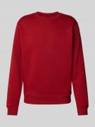 G-Star Raw Sweatshirt mit Label-Stitching in Rot, Größe M