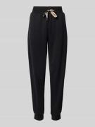 BOSS Relaxed Fit Sweatpants mit Tunnelzug Modell 'STRIPE' in Black, Gr...