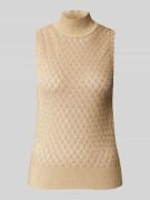 Scotch & Soda Top mit Stehkragen in Gold, Größe XS