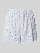 Marc O'Polo Loose Fit Pyjama Shorts aus reiner Baumwolle mit abstrakt ...