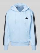 ADIDAS SPORTSWEAR Sweatjacke mit Viskose-Anteil und Label-Stitching in...