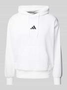 ADIDAS SPORTSWEAR Hoodie mit Label-Print in Weiss, Größe L